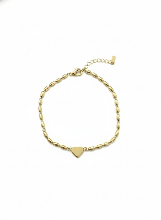 Pulsera corazón - 18 cm