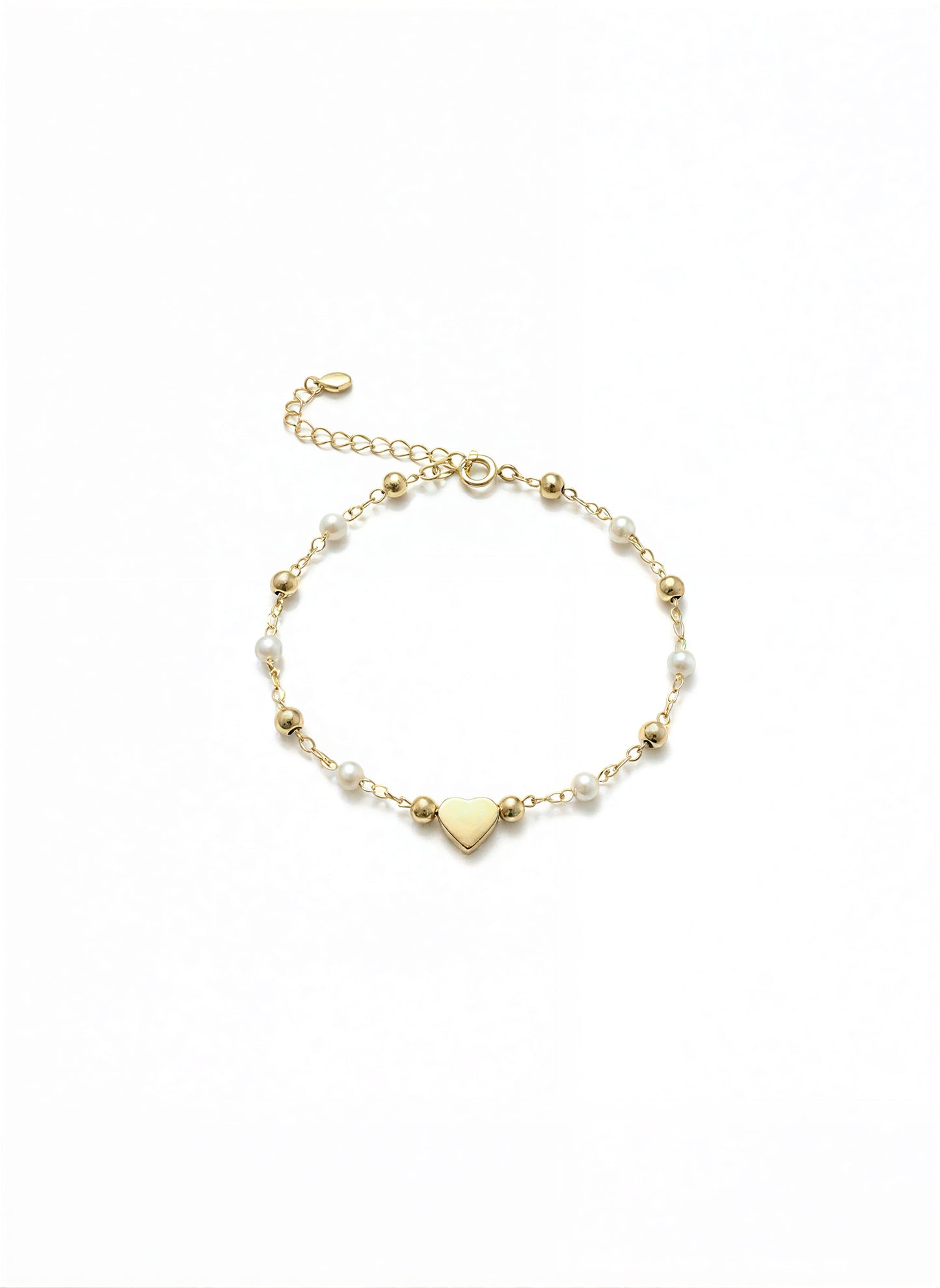 Pulsera perlas - 16 cm