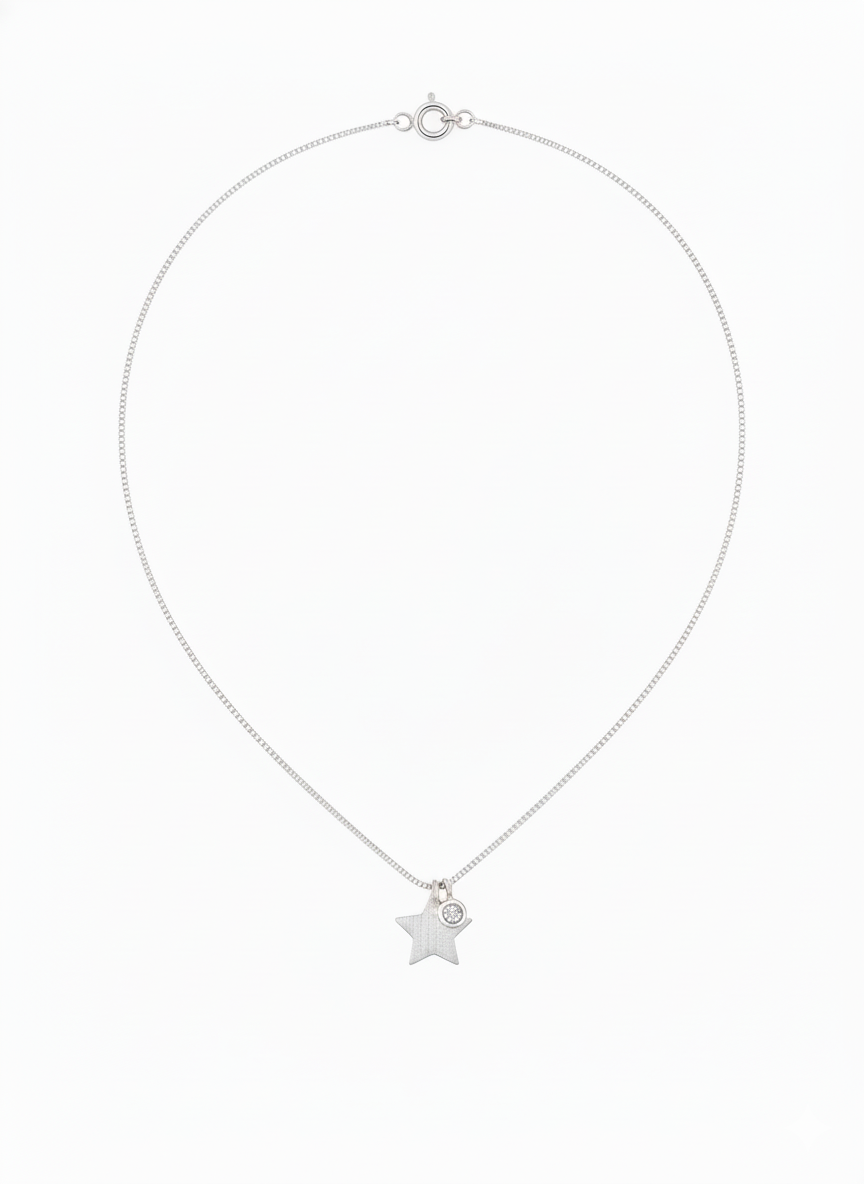 Collar punto de luz - Estrella - 46 cm