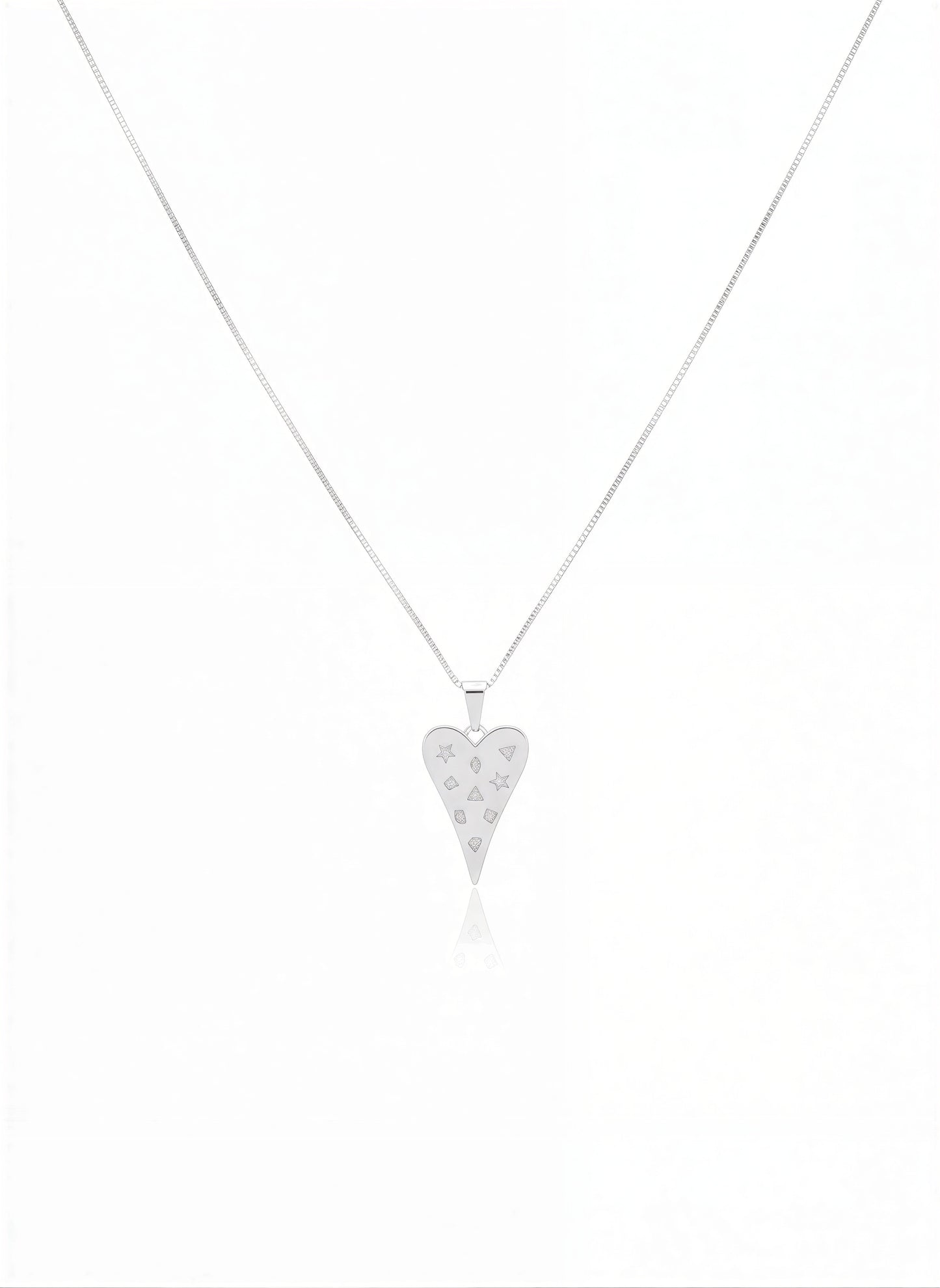 Collar corazón - 47 cm