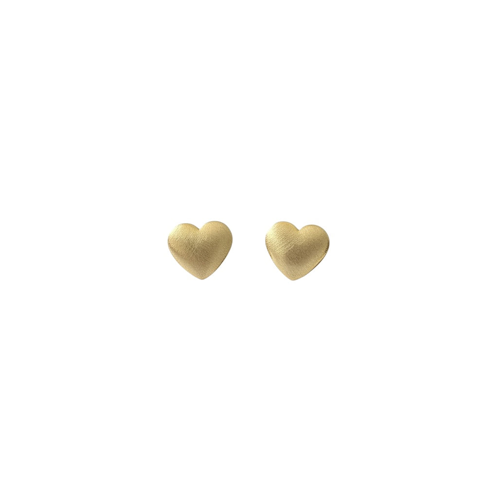 Aro corazón satinado - 13 mm