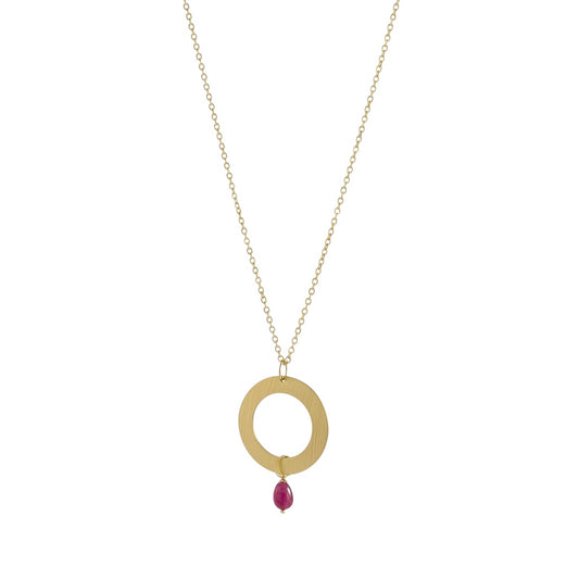 Collar - Piedra natural: turmalina - 62 cm