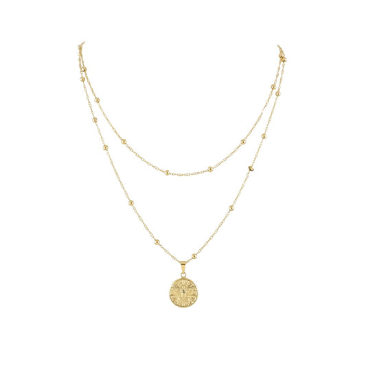 Collar doble - Espíritu santo - 43 cm