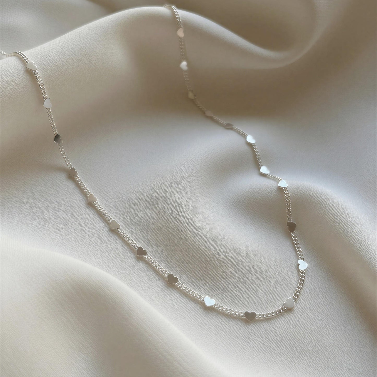 Collar corazones pequeños - 60 cm