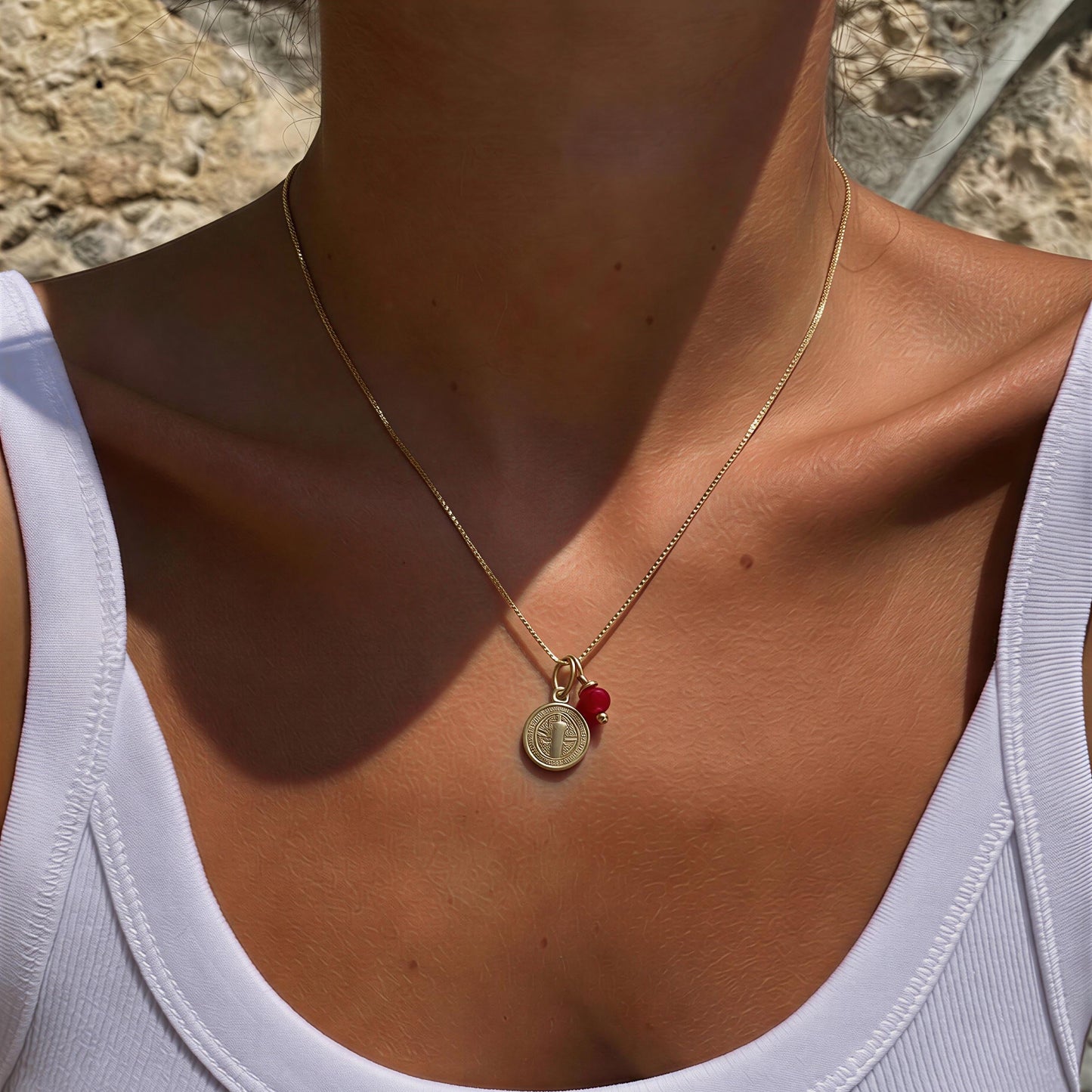Collar San Benito - Micro cristal - 45 cm
