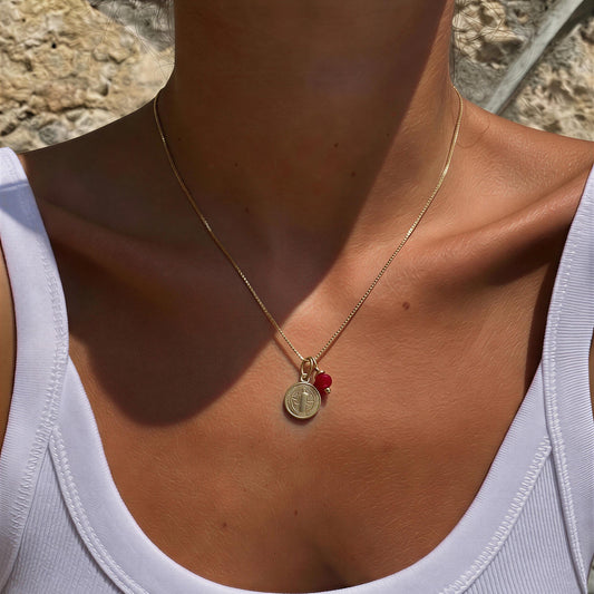 Collar San Benito - Micro cristal - 45 cm