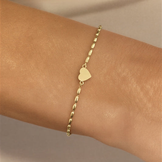Pulsera corazón - 18 cm