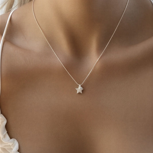 Collar punto de luz - Estrella - 46 cm