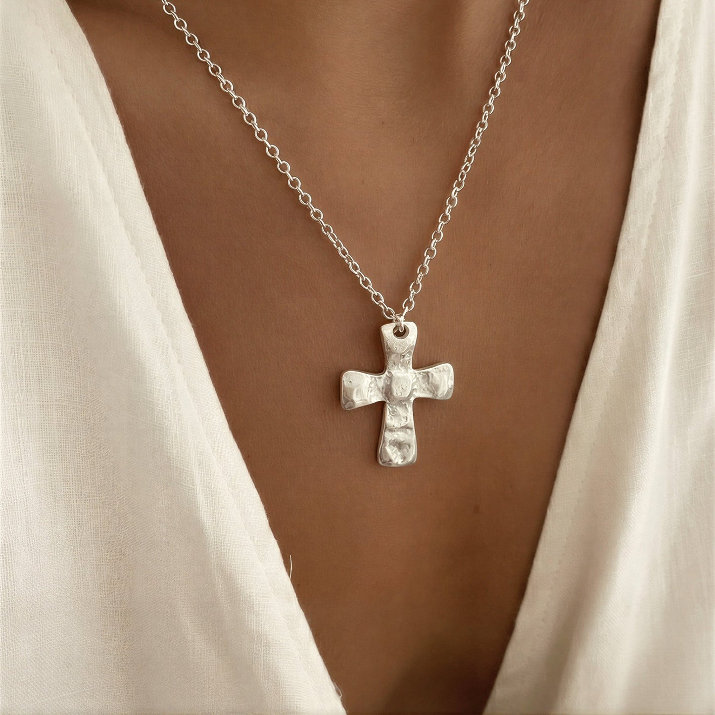 Collar cruz - 46 cm