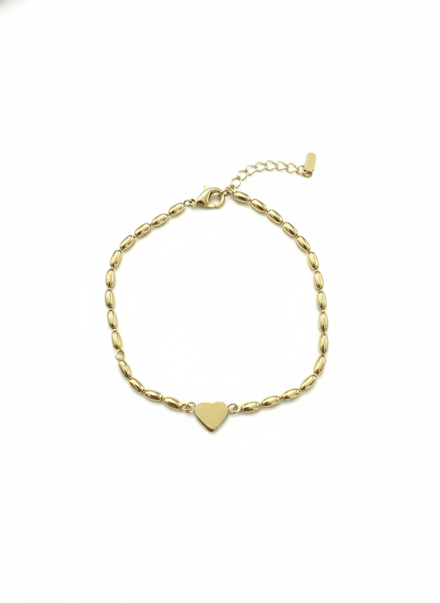 Pulsera corazón - 18 cm