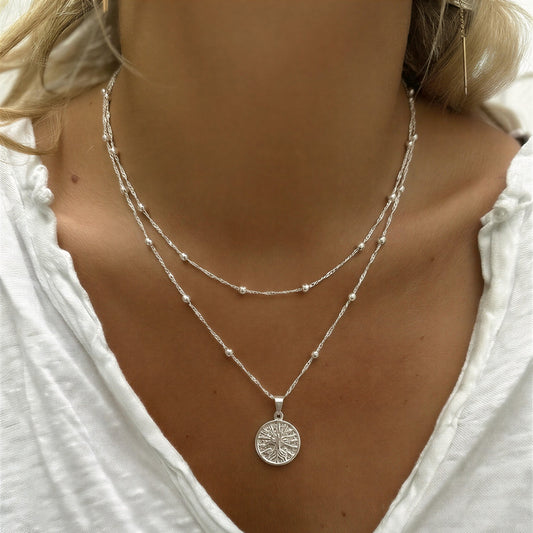 Collar doble - Espíritu santo - 43 cm