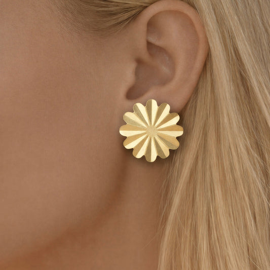 Aro flor con relieve - 28 mm