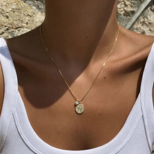 Collar punto de luz - Padre nuestro - 47 cm