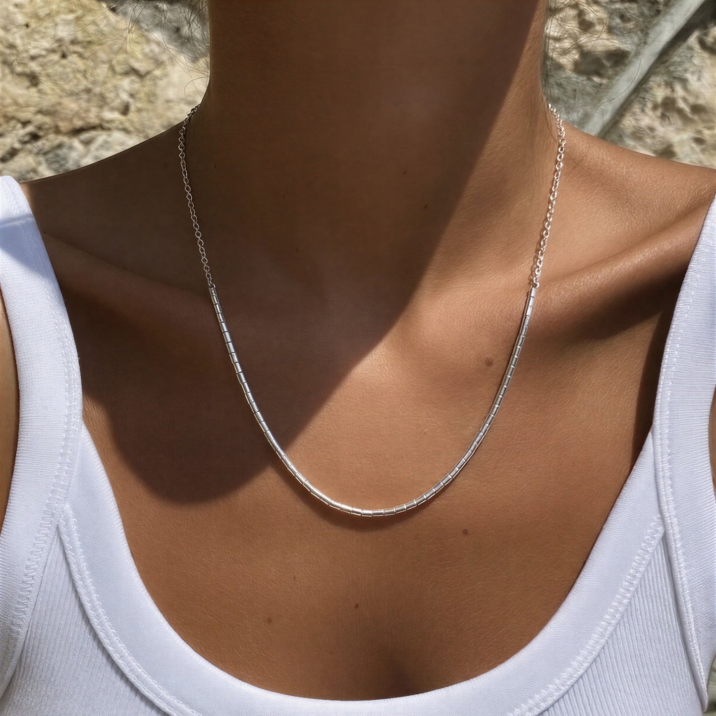 Collar mostacilla - 46 cm
