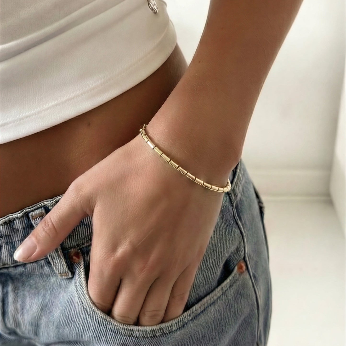 Pulsera mostacilla - 20 cm