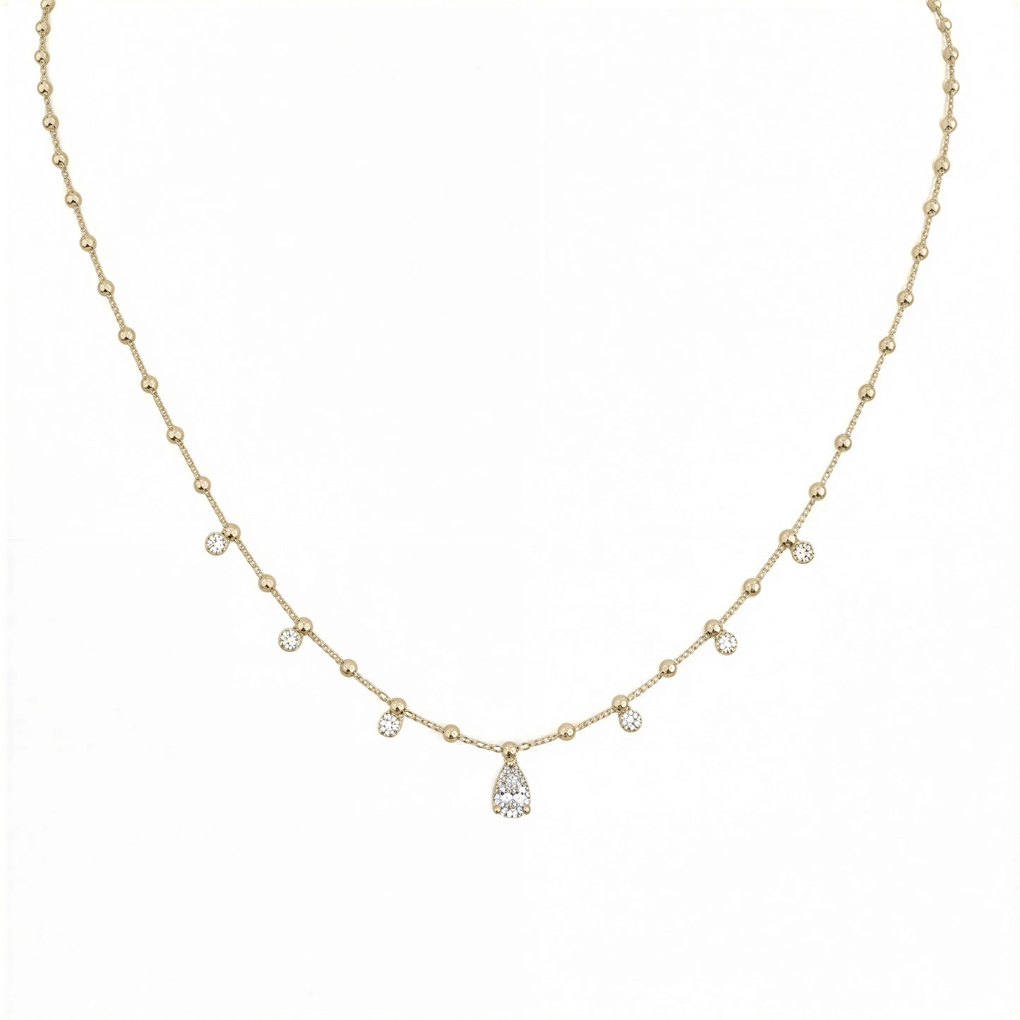 Collar pelotita - Punto de luz - 45 cm