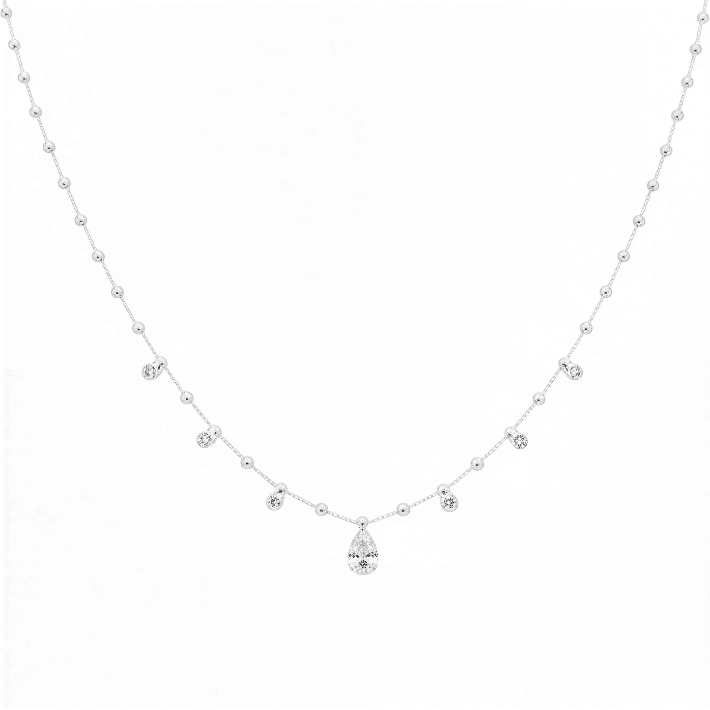 Collar pelotita - Punto de luz - 45 cm