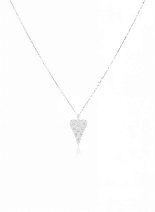 Collar corazón - 47 cm