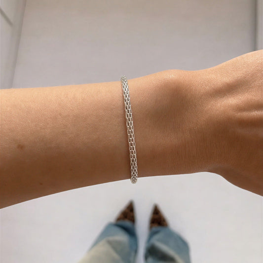 Pulsera tejida - 18 cm