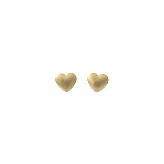 Aro corazón satinado - 13 mm