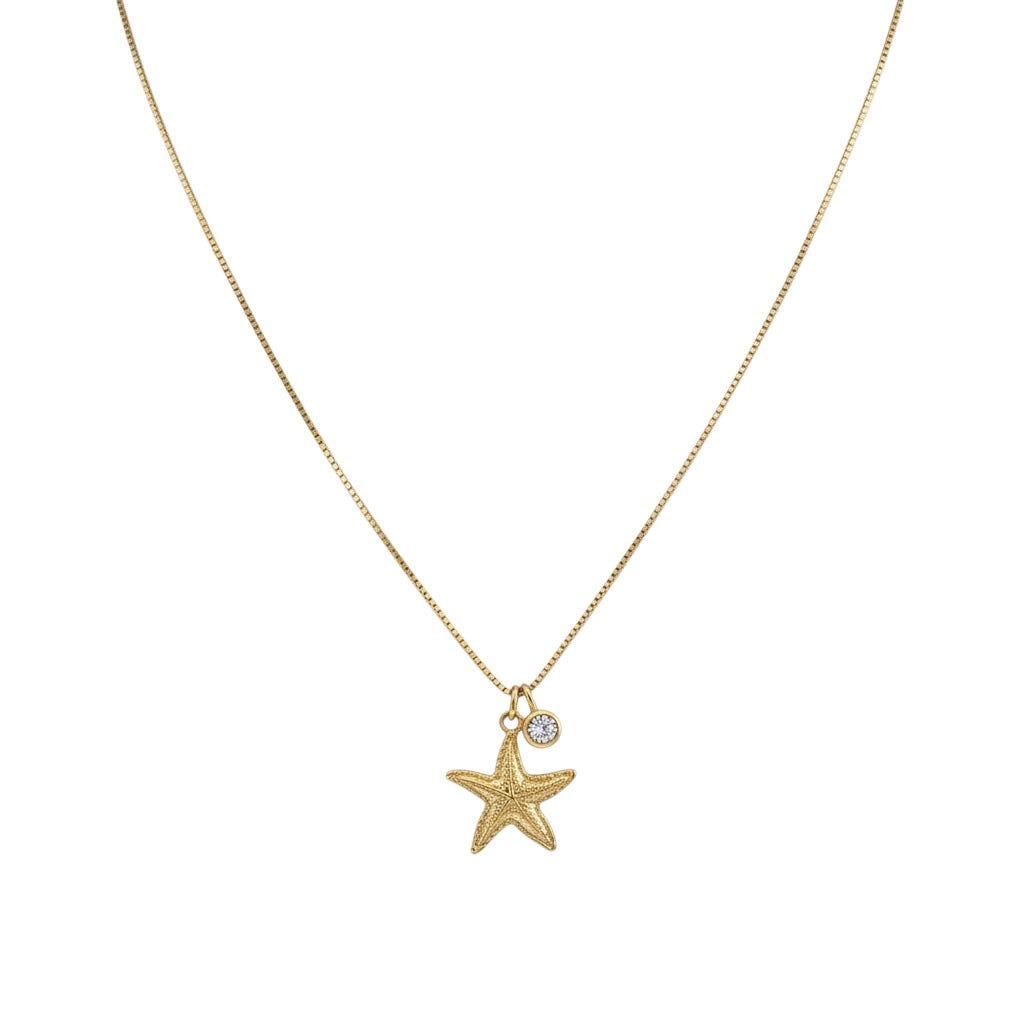 Collar punto de luz - Estrella - 45 cm