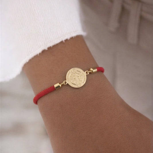 Pulsera cordón Rojo - San Benito
