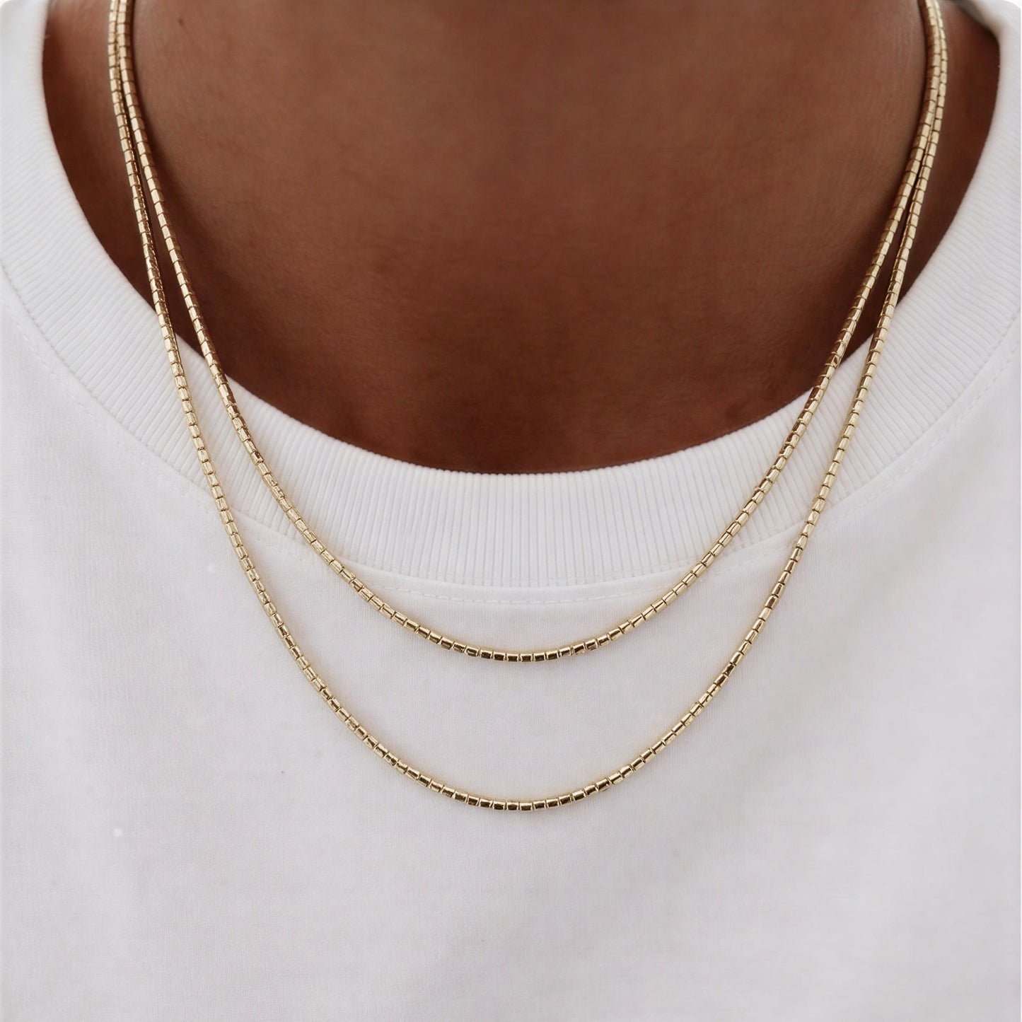 Collar mostacilla larga - 80 cm