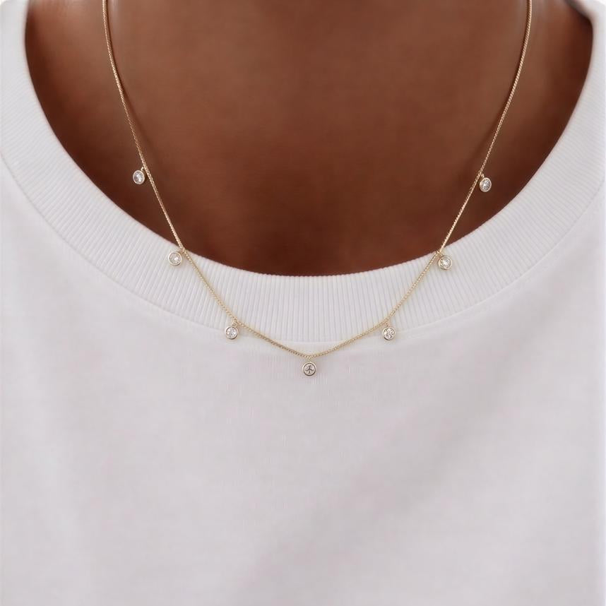 Collar puntos de luz medianos - 45 cm